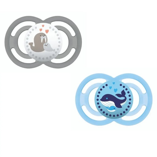 Chupeta Mam Perfect 6+ Meses Sortidas 2 Unidades Ref:2977